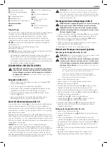 Предварительный просмотр 27 страницы DeWalt DWS727 Original Instructions Manual