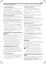 Предварительный просмотр 31 страницы DeWalt DWS727 Original Instructions Manual