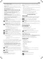 Предварительный просмотр 39 страницы DeWalt DWS727 Original Instructions Manual