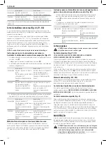 Предварительный просмотр 122 страницы DeWalt DWS727 Original Instructions Manual