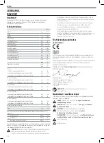 Предварительный просмотр 124 страницы DeWalt DWS727 Original Instructions Manual