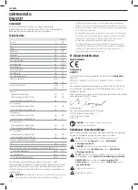 Предварительный просмотр 136 страницы DeWalt DWS727 Original Instructions Manual