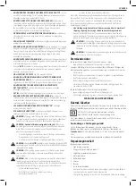 Предварительный просмотр 139 страницы DeWalt DWS727 Original Instructions Manual