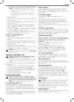 Предварительный просмотр 141 страницы DeWalt DWS727 Original Instructions Manual