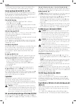 Предварительный просмотр 144 страницы DeWalt DWS727 Original Instructions Manual