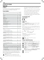 Предварительный просмотр 148 страницы DeWalt DWS727 Original Instructions Manual