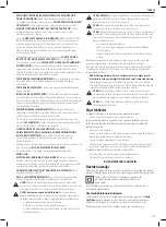 Предварительный просмотр 151 страницы DeWalt DWS727 Original Instructions Manual