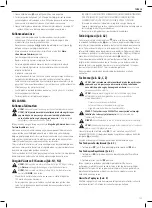 Предварительный просмотр 155 страницы DeWalt DWS727 Original Instructions Manual