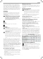 Предварительный просмотр 173 страницы DeWalt DWS727 Original Instructions Manual