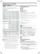 Предварительный просмотр 8 страницы DeWalt DWS771 Original Instructions Manual