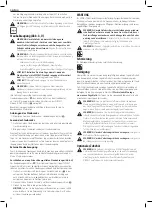 Предварительный просмотр 26 страницы DeWalt DWS771 Original Instructions Manual