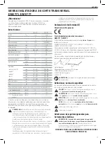 Preview for 37 page of DeWalt DWS771 Original Instructions Manual