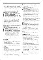 Предварительный просмотр 42 страницы DeWalt DWS771 Original Instructions Manual