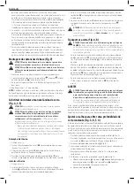 Предварительный просмотр 92 страницы DeWalt DWS771 Original Instructions Manual