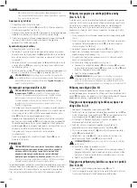 Предварительный просмотр 130 страницы DeWalt DWS771 Original Instructions Manual