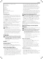 Предварительный просмотр 23 страницы DeWalt DWS778 Original Instructions Manual