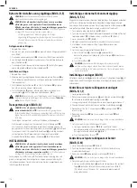 Предварительный просмотр 118 страницы DeWalt DWS778 Original Instructions Manual