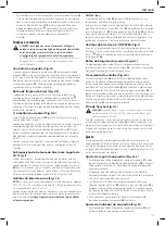 Предварительный просмотр 109 страницы DeWalt DWS779 Original Instructions Manual