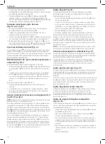 Предварительный просмотр 110 страницы DeWalt DWS779 Original Instructions Manual