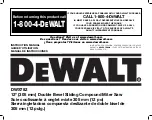 DeWalt DWS782 Instruction Manual preview