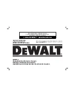 DeWalt DWV010 Instruction Manual предпросмотр