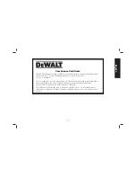 Preview for 13 page of DeWalt DWV012 Instruction Manual