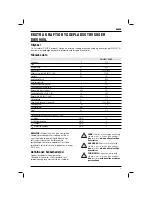 Preview for 5 page of DeWalt DWV900L Original Instructions Manual