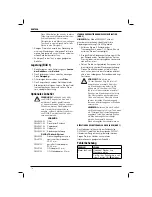 Preview for 20 page of DeWalt DWV900L Original Instructions Manual