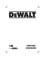 DeWalt DWV902L Original Instructions Manual preview