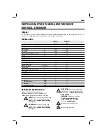 Preview for 5 page of DeWalt DWV902L Original Instructions Manual