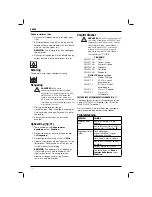 Preview for 12 page of DeWalt DWV902L Original Instructions Manual