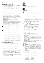 Preview for 12 page of DeWalt DWV905H Original Instructions Manual