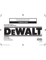 DeWalt DXAEJ14 Instruction Manual preview