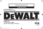 Preview for 1 page of DeWalt DXAEPI140 Instruction Manual