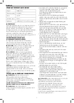 Предварительный просмотр 6 страницы DeWalt DXAM-2250 Original Instructions Manual