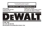 Preview for 1 page of DeWalt DXAM-2260 User Manual