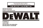 Preview for 1 page of DeWalt DXAM2818 Instruction Manual
