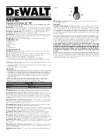 Preview for 1 page of DeWalt DXCM019-0343 Manual