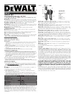 DeWalt DXCM019-0352 Quick Start Manual preview
