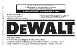 Preview for 1 page of DeWalt DXCM024-0345 Instruction Manual