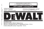 Preview for 1 page of DeWalt DXCM024-0348 Instruction Manual