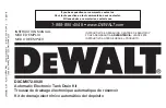 Preview for 1 page of DeWalt DXCM072-0030 Instruction Manual