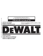 DeWalt DXCMTA5090412 Instruction Manual предпросмотр