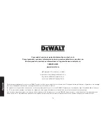 Preview for 72 page of DeWalt DXCMTA5090412 Instruction Manual