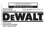 Preview for 1 page of DeWalt DXCMTA5590412 Instruction Manual