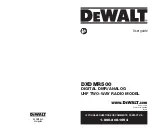 DeWalt DXDMR500 User Manual preview