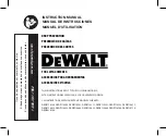 DeWalt DXDP710140 Instruction Manual preview