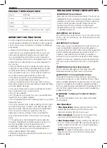 Preview for 7 page of DeWalt DXF2035 Original Instructions Manual