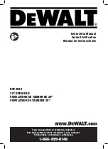 DeWalt DXF2042 Instruction Manual preview