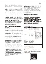 Предварительный просмотр 7 страницы DeWalt DXF2042 Instruction Manual